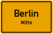 Berlin-Mitte Sign
